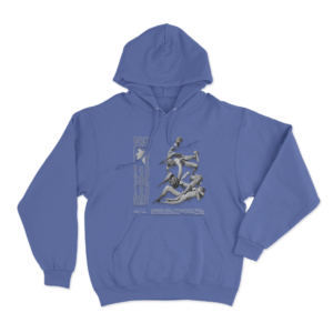 Angel Unisex Hoodie Blue